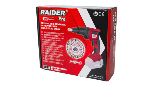 R20 Винтоверт за гипсокартон безчетков 1/4" Solo RDP-BDS20 image