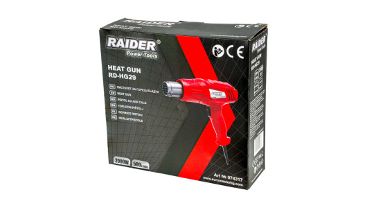 Пистолет за горещ въздух 2000W 2степ. RD-HG29 image