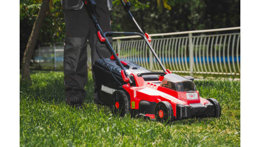 R20 Brushless Cordless Lawn Mower 37cm 35L Solo RDP-BCLM20 image
