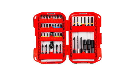 Set 42 biti de impact S2 si burghie HEX 1/4" RD image