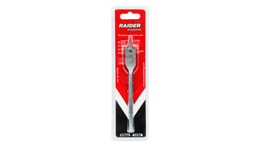 Flat Speed spade bit for wood 1/4" hex shank &Oslash;18 mm image