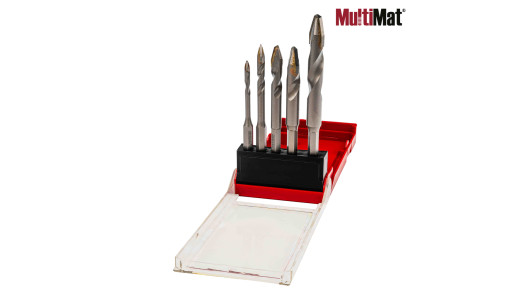 Свредла MultiMat&reg; Asymmetrical 5бр. &Oslash;4 6 8 10 12mm к-т image