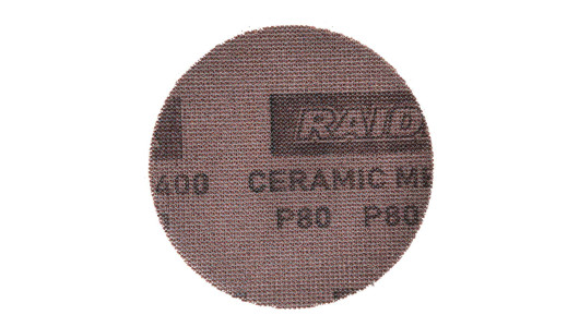 Mesh Ceramic Discs VELCRO &Oslash;125mm P80 10pcs. image