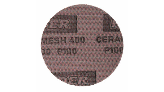 Шкурка мрежеста VELCRO Ceramic &Oslash;125mm P100 10бр. image