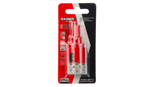 Diamond Hole Saw with spring, for drill driver &Oslash;25mm image