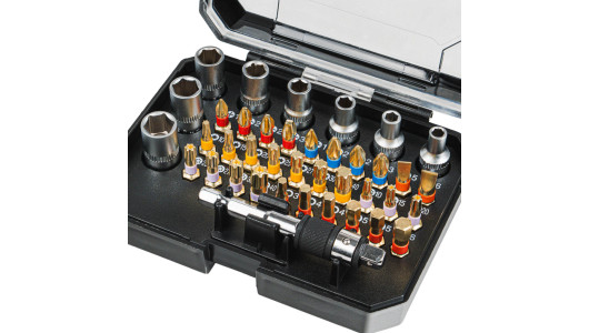 Set 39 biti magnetici si tubulare cu suport HEX 1/4" RD image