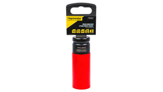 Color Coded Deep 6 Point Impact Socket 1/2" 21 mm TMP image