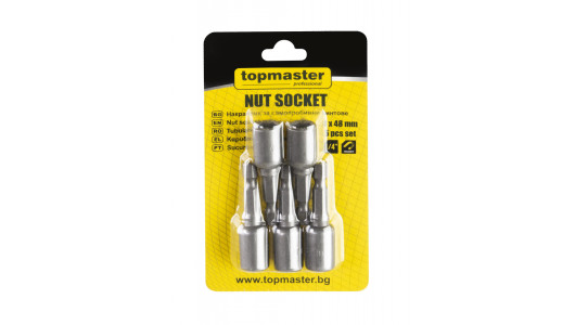 Накрайници за самопр. винтове&nbsp; 8x48мм к-т 5бр Topmaster Professional (10/100) image