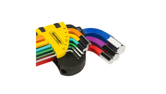 Шестограми цветни 1.5-10mm к-т 9бр дълги CR-V Topmaster Professional image