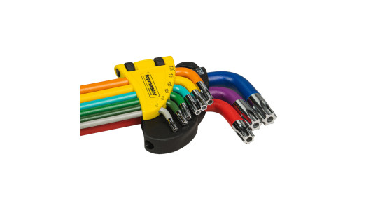 Set 9 chei TORX T10-T50 extra lungi COLOR TMP image
