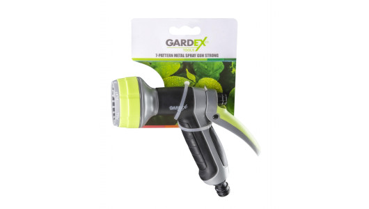 Пистолет поливен STRONG с метален корпус, 7 функции GARDEX image