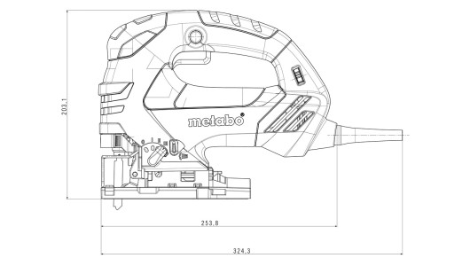 Прободен трион 750W 140mm METABO STEB 140 QUICK image