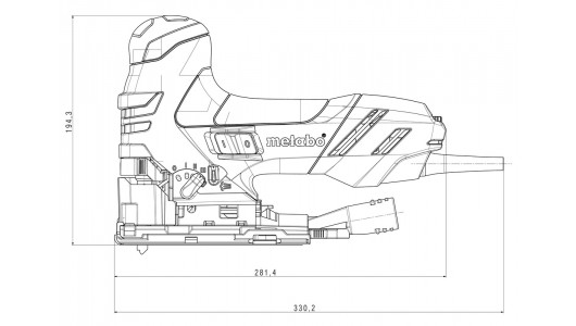 Прободен трион 750W 140mm METABO STE 140 Plus image