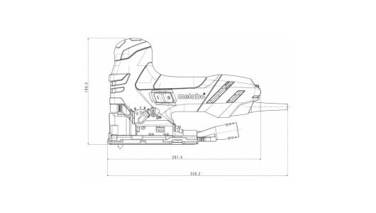 Ferăstrău Jigsaw 750W 140mm METABO STE 140 Plus image