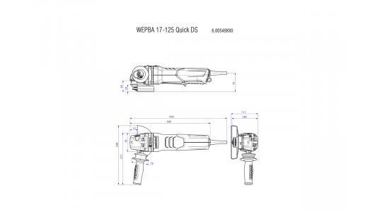 WEPBA 19-125 Q DS M-Brush* Angle grinder image