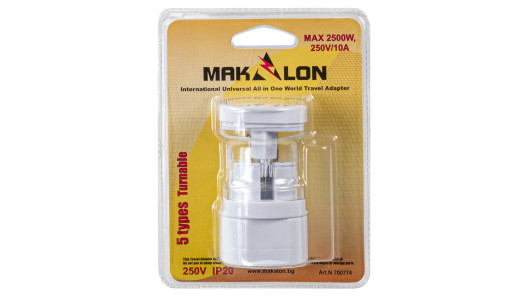 International Universal All in One World Travel Adapter MK image