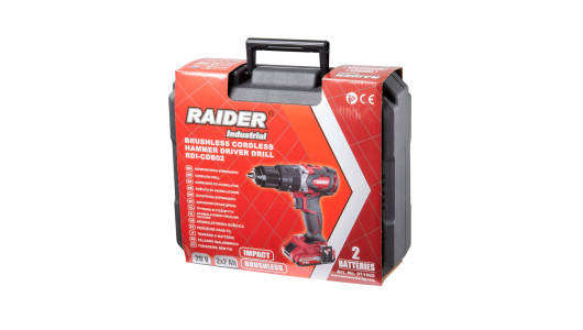 Bormasina cu percutie fara perii 20V 2x2Ah 62Nm RDI-CDB02 image