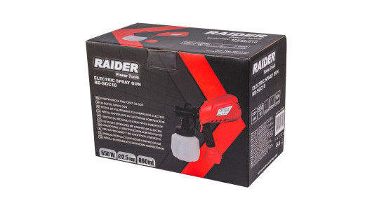 Пистолет за боя 550W &Oslash;1.0 1.5 1.8 2.5mm 0,8L компр. RAIDER RD-SGC10 image