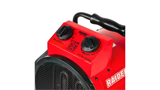 Калорифер електрически 3.3kW RAIDER RD-EFH3.3 image