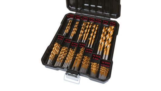 Set 99 burghie pentru metal HSS TiN image