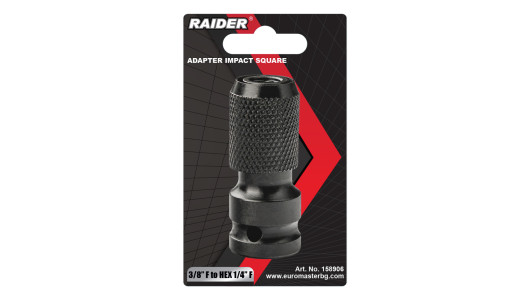Adapter Impact square 3/8"F to HEX 1/4"F RD image