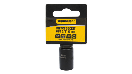 Impact socket 3/8" x 12 mm TMP image
