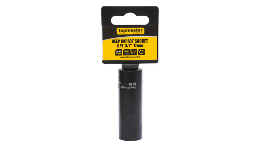Deep impact socket 3/8" x 17 mm TMP image