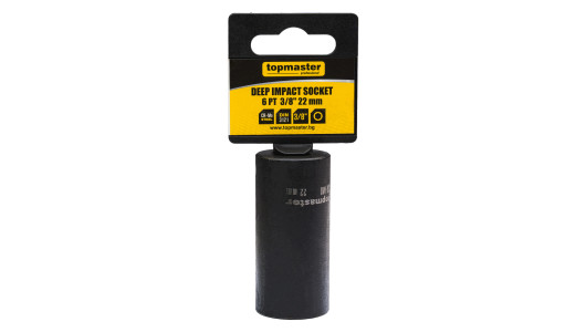 Deep impact socket 3/8" x 22 mm TMP image
