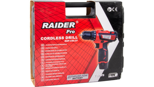 Cordless Drill 12V 2- speed 1x1.5Ah 28Nm RD-CDL27 image