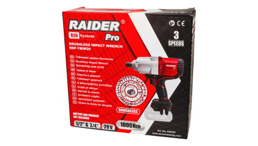 R20 Гайковерт ударен безчетков1/2"1000Nm3-ск Solo RDP-YBIW20 image