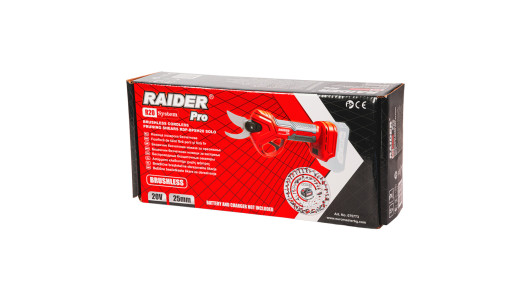 R20 Brushless Cordless Pruning Shears 25mm Solo RDP-BPSH20 image