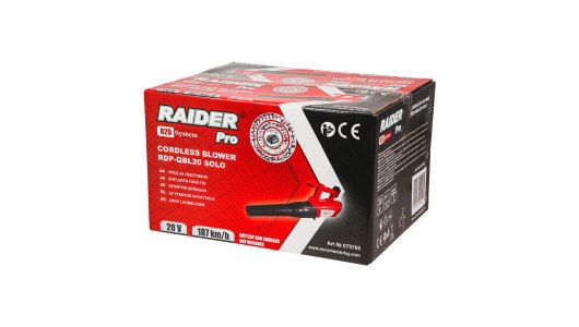 R20 Cordless Blower 187km/h 3speed Solo RDP-QBL20 image