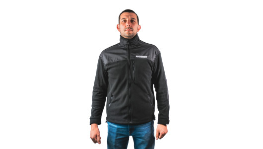 Black fleece jacket 2XL RD image