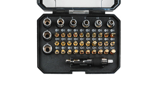Set 39 biti magnetici si tubulare cu suport HEX 1/4" RD image