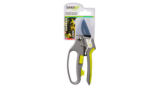 Ratcheting Anvil Pruning Shears STRONG GX image