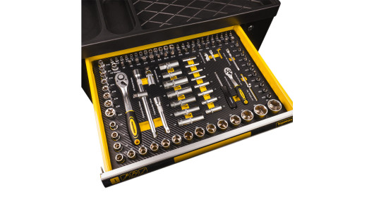 Количка за инструменти комплект 7 чекмеджета -219 части Topmaster Professional image