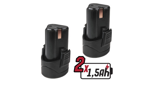 Set 12V cordless drill and impact driver 2х1.5Ah RD-CDIDL01 image