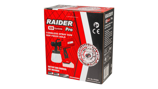 R20 Cordless Spray Gun Ø1,5 2,0 2,5mm 0,8L Solo RDP-YSG20 image