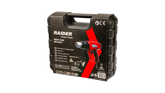 Пистолет за горещ въздух 2000W 2степ. рег. t&deg; куфар RD-HG31 image