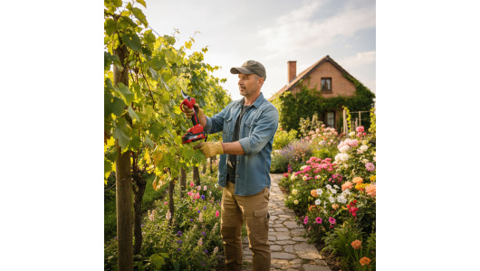 R20 Brushless Cordless Pruning Shears 25mm Solo RDP-BPSH20 image