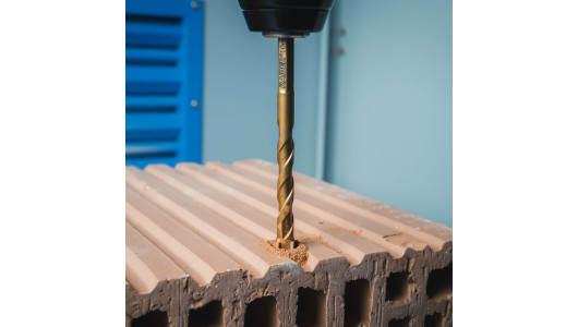 Drill Bit MultiMat 4Cut TIN Hex 1/4" &Oslash;10 mm image