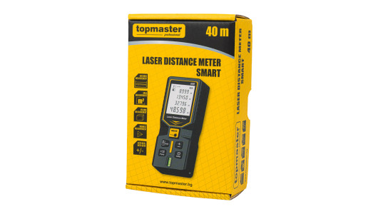 Лазерна ролетка 40 м SMART ТМР image