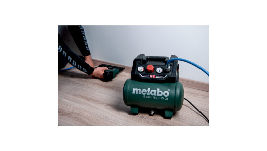 Компресор безмаслен 6 л 0.9kW METABO BASIC 160-6 W OF image