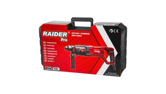 Перфоратор 1050W 3.4kg 30mm 3,4J 4функции куфар RDP-HD63 image