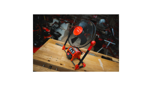R20 Cordless Work Fan & 230V 300mm LED Solo RDP-SWF20 image