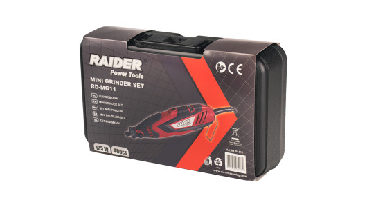Шлифовалка 135W рег. об. жило 40 аксесоара куфар RAIDER RD-MG11 image