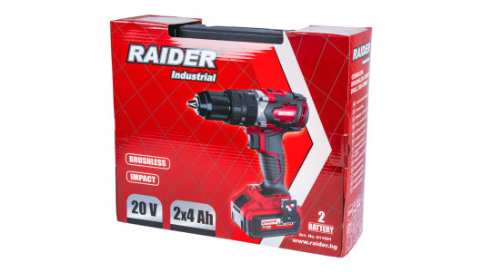 Cordless Brushless Drill 20V 2x4Ah 62Nm BMC RDI-CDB01 image