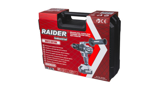Brushless Hammer Drill 20V 2 speed 4Ah 155Nm case RDI-CDB03W image