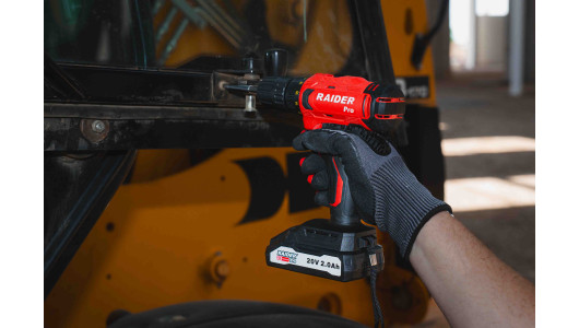 R20 Cordless Drill 2 speed 10mm 44Nm 2Ah Case RDP-SPCD20 Set image