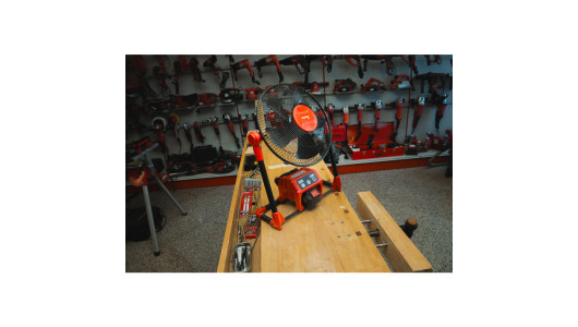 R20 Cordless Work Fan & 230V 300mm LED Solo RDP-SWF20 image